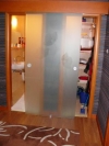 Piętro- wejście do łazienki z WC oraz małej garderoby